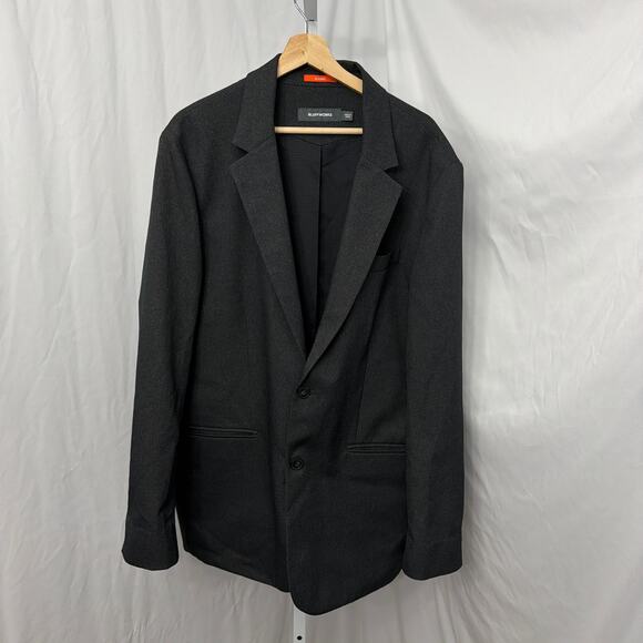 Bluffworks Gramercy Blazer Mens Size 48 Large Dark Gray Jacket - Picture 1 of 12